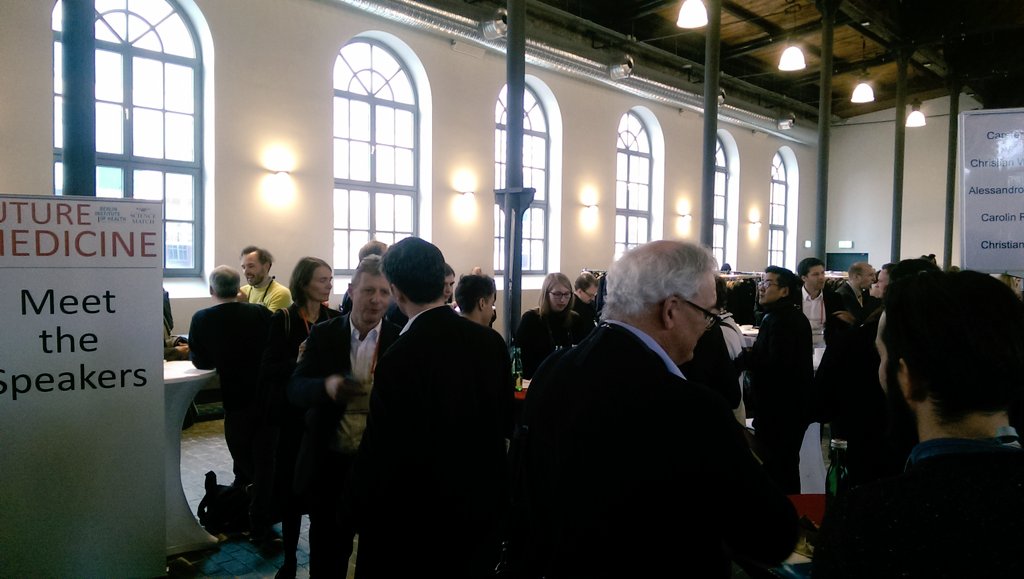 ScienceMatch's tweet photo. Food for thought at the #sciencematch lunch break: Time to meet the speakers and network! #futuremed16 https://t.co/zm5t8BkGgr