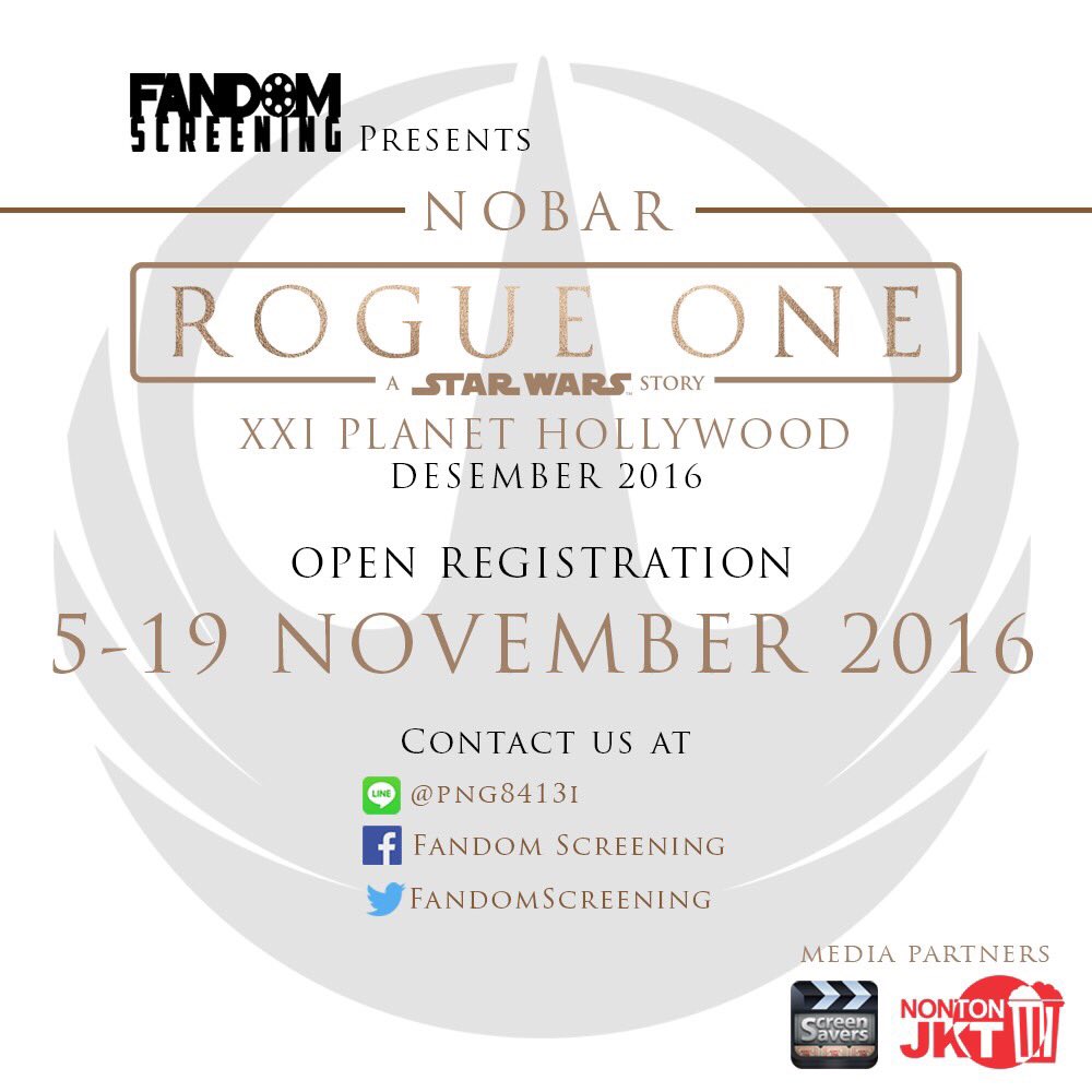 komrikmania's tweet photo. Kalo besok MinDan kasih sneak peek doorprizenya nobar Rogue One @FandomScreening lucu kali ya… https://t.co/6VLXjkRDm8