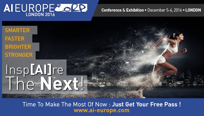 AI_PARIS_'s tweet image. #IntelligenceAutomation : 48H to embrace the full potential of your #DataDriven Future! Book Your Free Pass bit.ly/29shzng