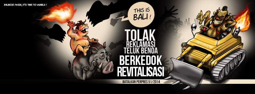 Bali tetap bergerak tolak Reklamasi Teluk Benoa <a href="/jokowi/">Joko Widodo</a> meski bapak masih diam!! #bongkar1TDanaTW