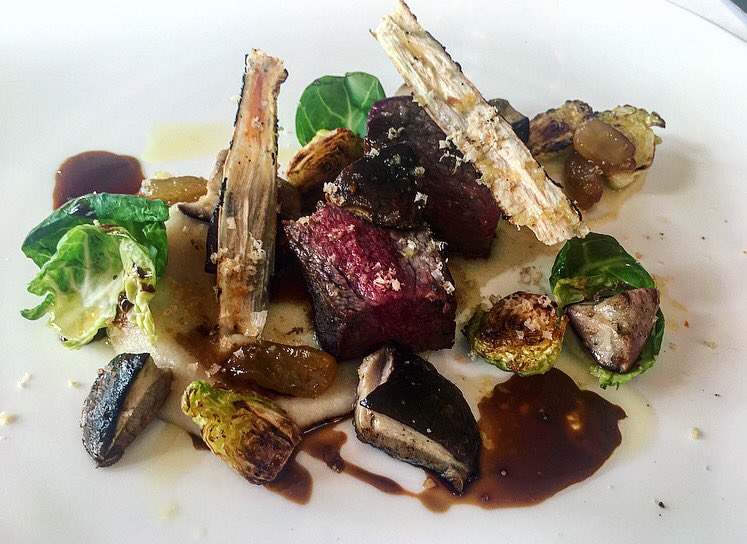 Venison by Alfred von Escher with Boletus mushrooms, black salsify and brussels sprouts - by Chef Tino Staub
#widderrestaurant #stayunique