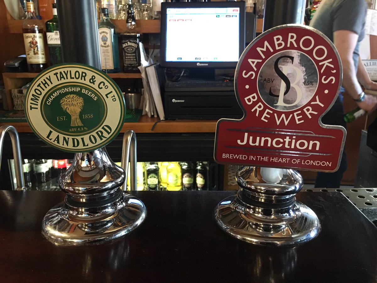 Couple of new guest ales on today @SambrookAle #Junction &amp; <a href="/TimothyTaylors/">Timothy Taylor's Brewery</a> #Landlord escape the cold and enjoy a pint or two!