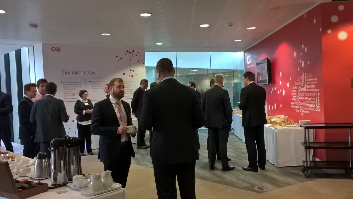 Welcoming  @Bridge_Worx, @thoughtonomy, <a href="/creativejar/">Creative Jar</a>, <a href="/Nexthinknews/">Nexthink</a> and <a href="/techUK/">techUK</a> to #CGIdefence #Digital #SME cgi-group.co.uk/defence
