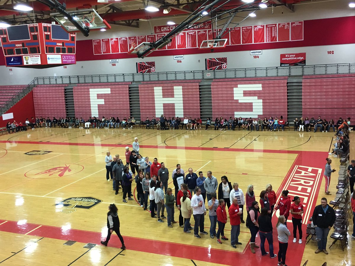 Be the Difference Day!  Great energy here at FHS!  Change starts with us!