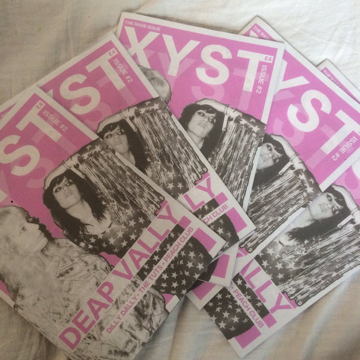 4PM TODAY PRINT MAGS WILL BE ON SALE FROM XYSTMAG.COM