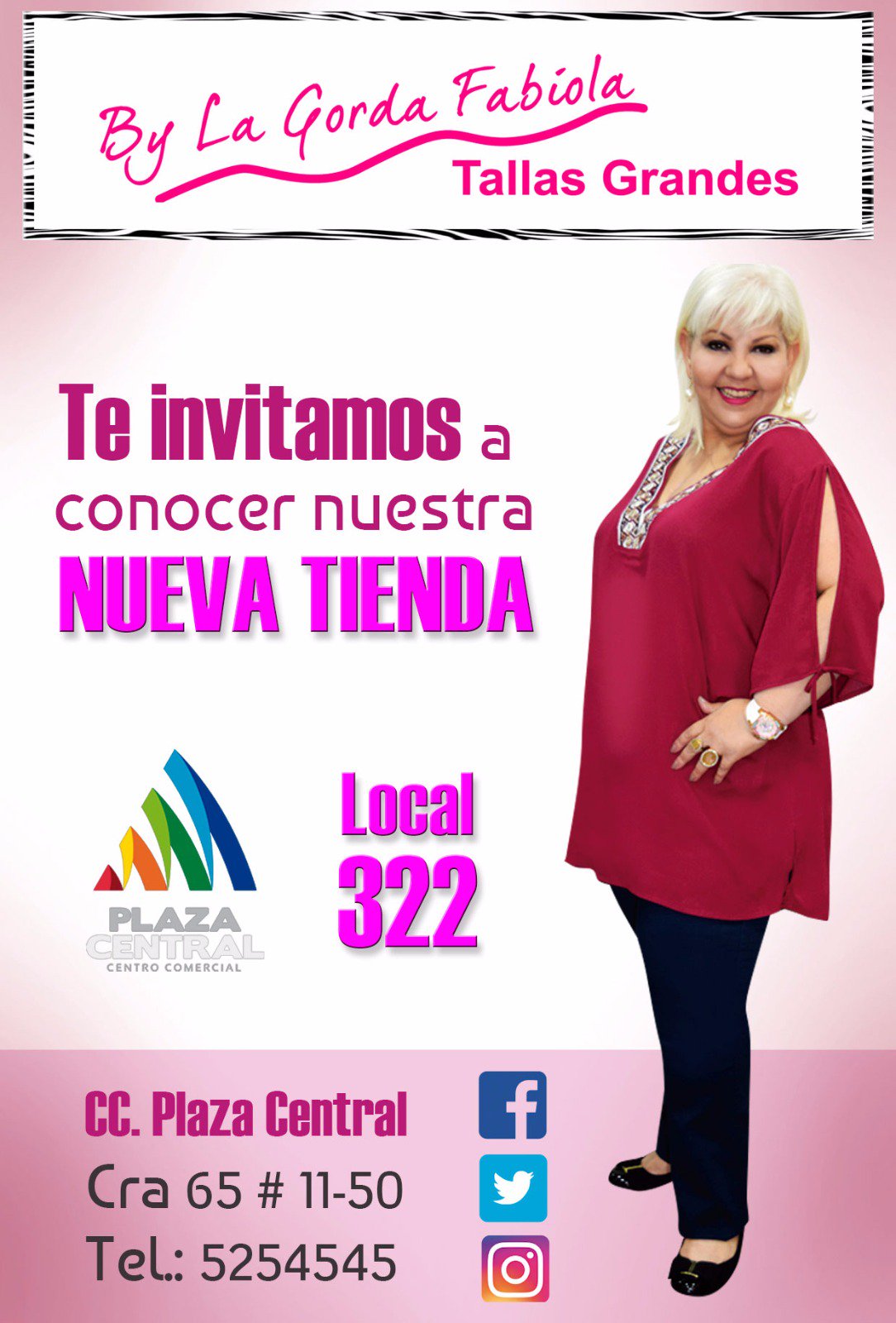 bylagordafabiola on Twitter: "#plazacentral local 322 Nuestra Nueva #Boutique, te esperamos con lo mejor de la #moda para #gorditas https://t.co/5HdM5fK3Vf" /
