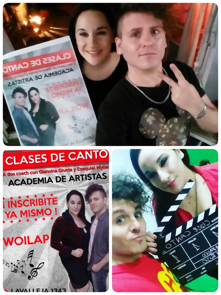 Queres estudiar canto?
Anotate ya mismo en <a href="/woilap/">WOILAP</a> 
#AcademiaDeArtistas
Clases con <a href="/GianninaGiunta/">Giannina Giunta</a> <a href="/Ezequiel_mylian/">Ezequiel Mylian</a>