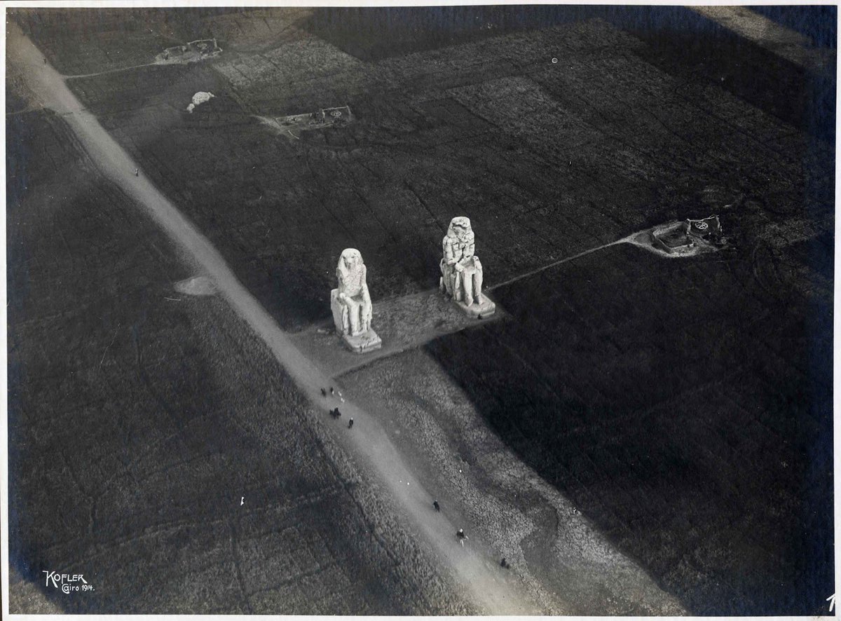 In A.D. 130, the Roman Empress Sabrina got very upset with one of the Colossi of Memnon. The famous "Singing Memnon" wasn't working.