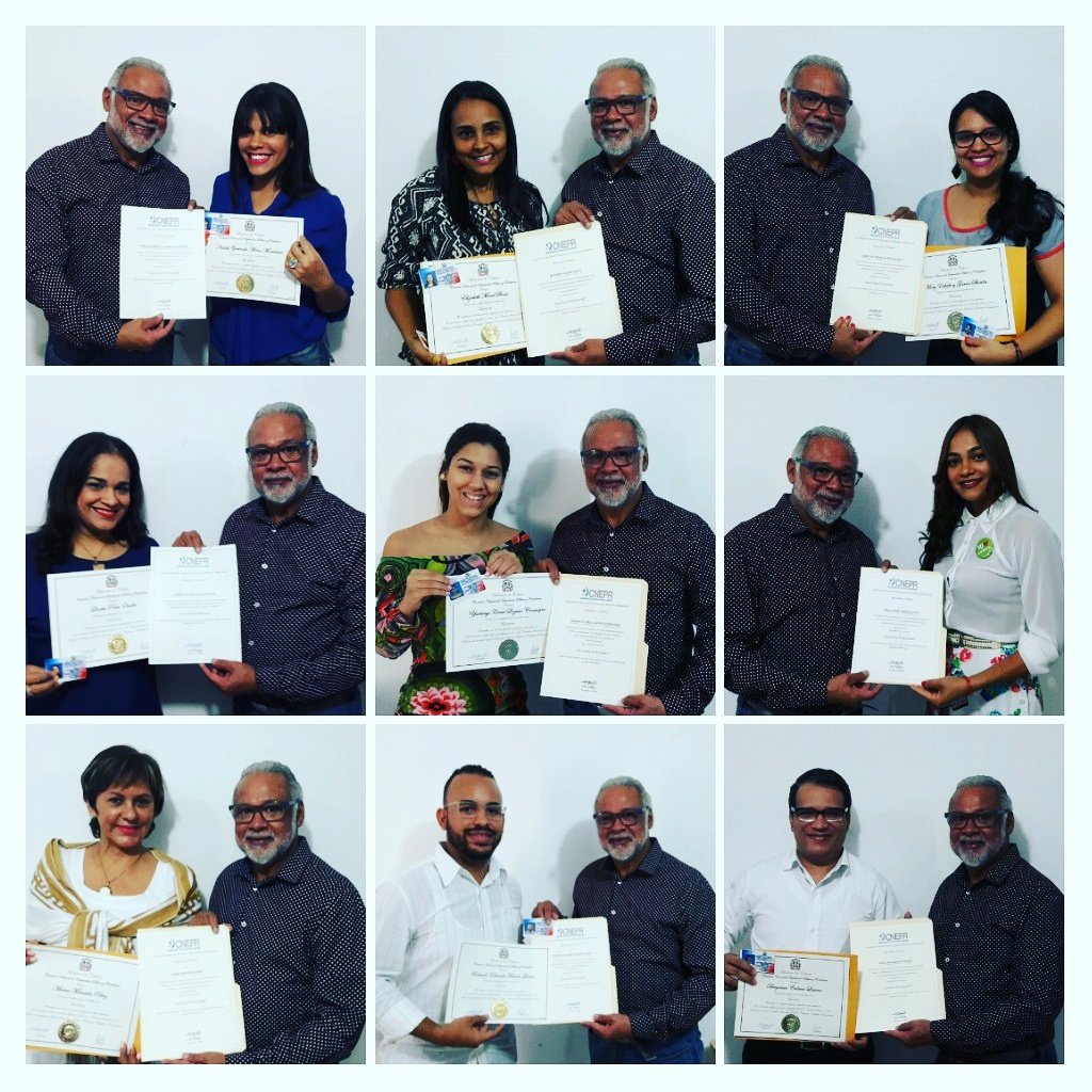 La CNEPR les reconoce por sus excelentes calificaciones para obtener su carnet de Locutor Profesional en las pruebas de talento en Santiago.