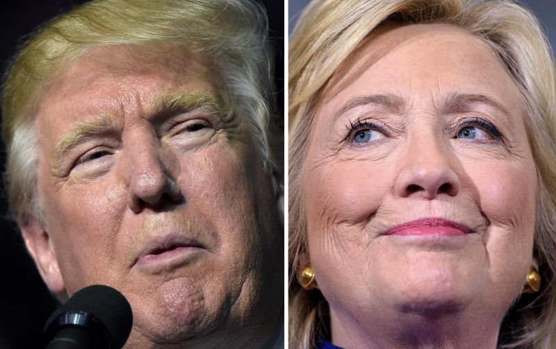 correio's tweet image. Nova pesquisa mostra Hillary com 47% das intenções de voto e Trump com 41% goo.gl/XrE6rB
