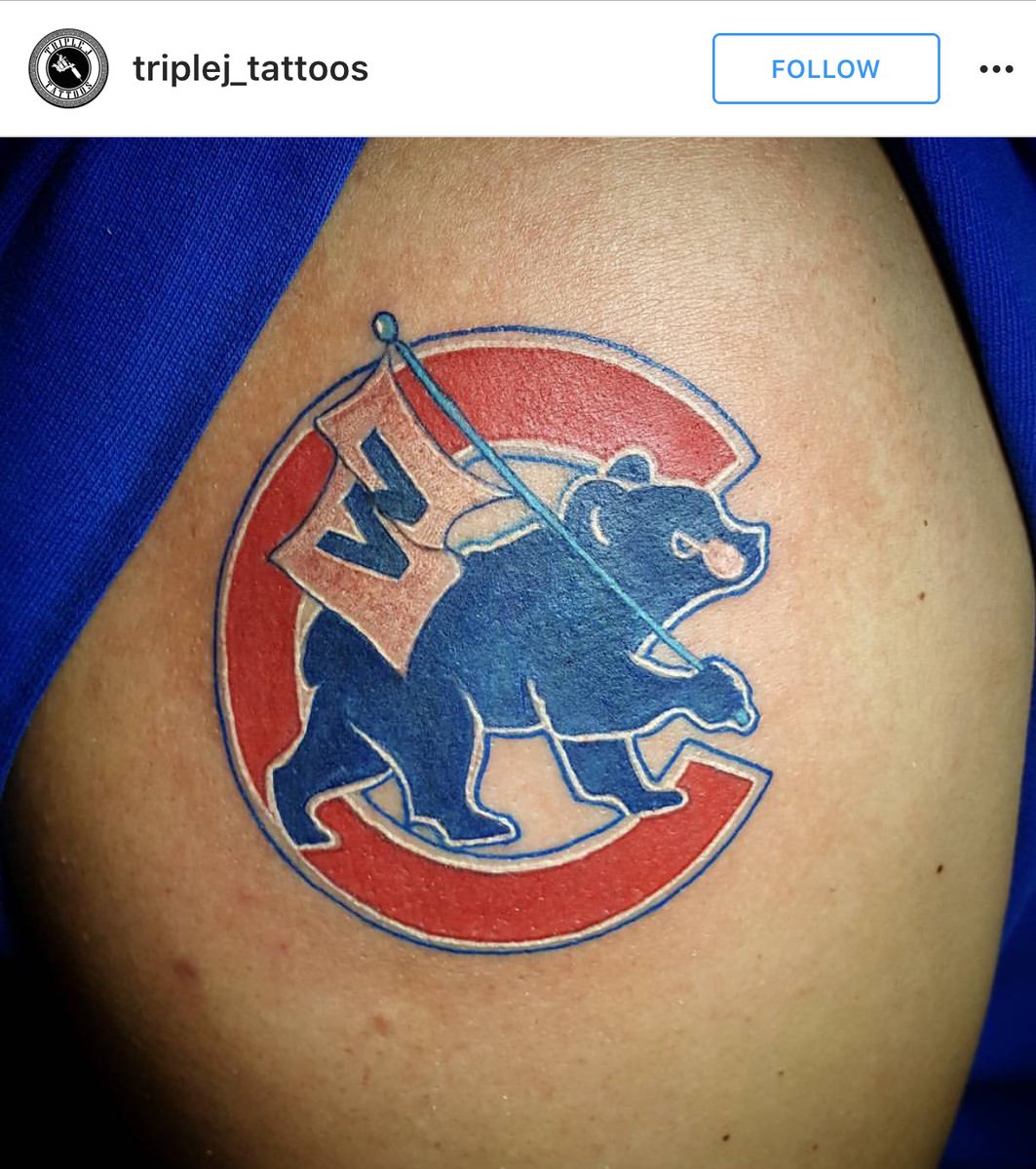Tattoos Chicago Cubs : Tattoos Chicago Cubs fans week Scoopnest.