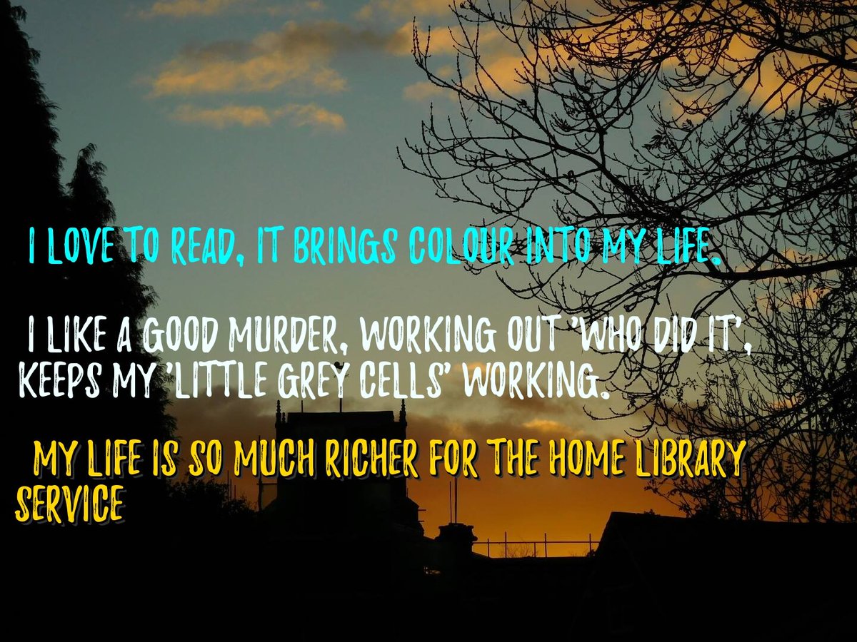 warkslibraries's tweet image. Comments courtesy of a happy customer.  Photo courtesy of &apos;our Graham&apos; #mondaymotivation #homelibraryservice warwickshire.gov.uk/homelibraryser…