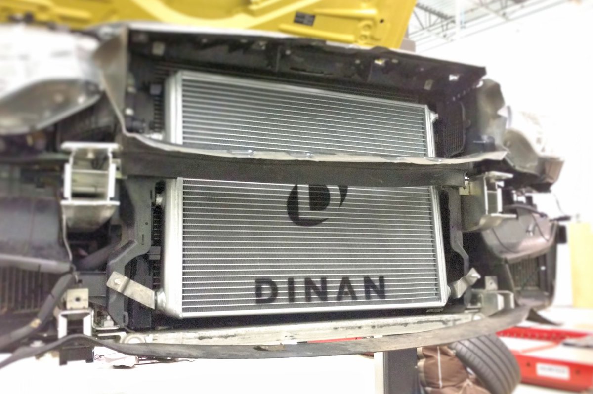 RRTRacing's tweet photo. Just installed this Dinan heat exchanger in a M4. Complete with Stage 3 software, this car is fast! #rrt #rrtracing #dinan #m4 #bmw https://t.co/ufFr0x6zuG