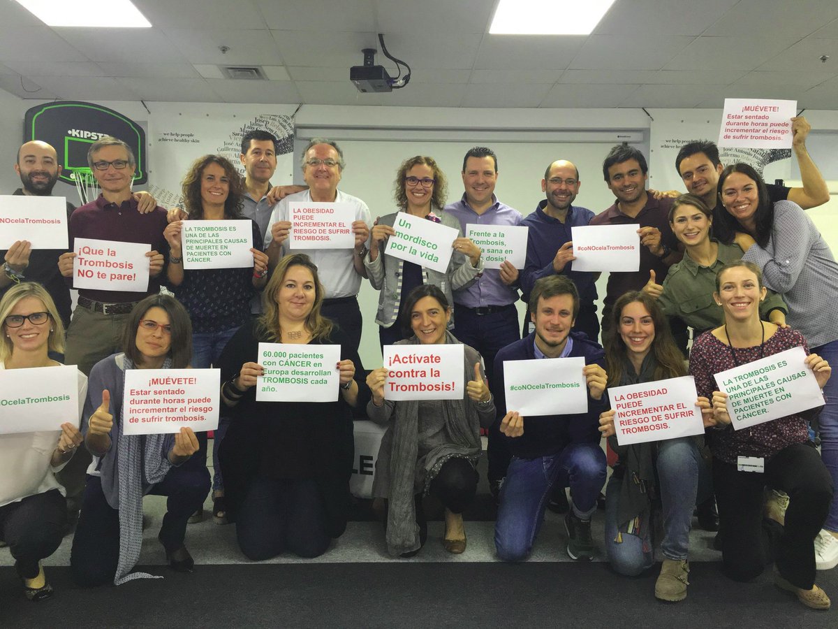 thrombosisday's tweet photo. Thumbs up @LEOPharmaCA for an exciting array of activities on #WTDay16! @LEOPharmaEs @LEOPharmaFR @LEOPharmaDE #WorldThrombosisDay https://t.co/ajRL2u9jHF