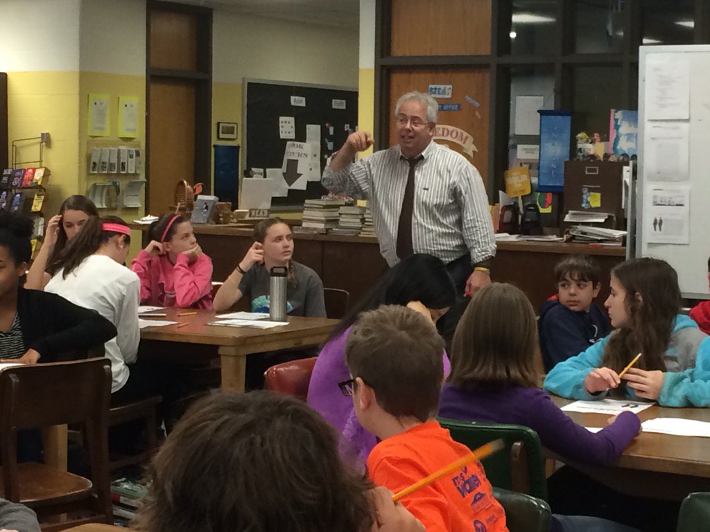 GMS_Guidance's tweet photo. Dr. Robert Mintz presenting the ACT model of suicide prevention to 7th graders. Parent presentation tonight at 7! https://t.co/lFjCDoYVkH
