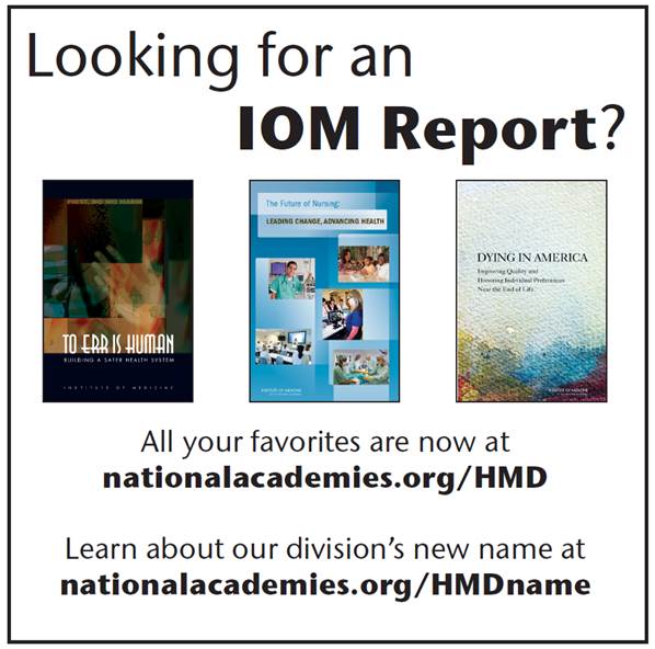 NASEM Health (@theiom) on Twitter photo Looking for an IOM report? You can find all of your favorites @ nationalacademies.org/HMD. Follow <a href="/NASEM_Health/">NASEM Health</a> for the latest release updates Looking for an IOM report? You can find all of your favorites @ nationalacademies.org/HMD. Follow <a href="/NASEM_Health/">NASEM Health</a> for the latest release updates