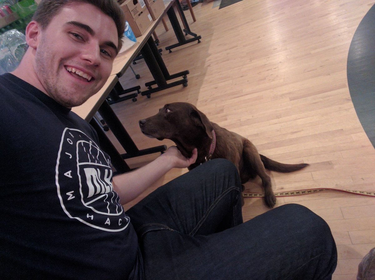 thisisryanswift's tweet photo. @echacks was great this weekend. The hackers were all great, but who I really miss.... #echacks #hackathondogs @MLHacks https://t.co/NAXgP3jRP7