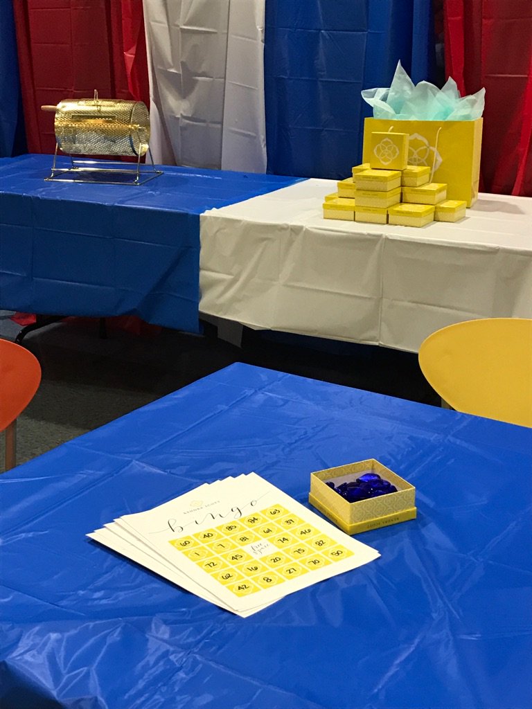 RileyCLZone's tweet photo. Join us at 3pm today for #BedazzledBingo with #KSIndy!! Patients and families welcomed in the @teammates4kids #clzone! #kendrascottjewelry https://t.co/3CKMHjonBh