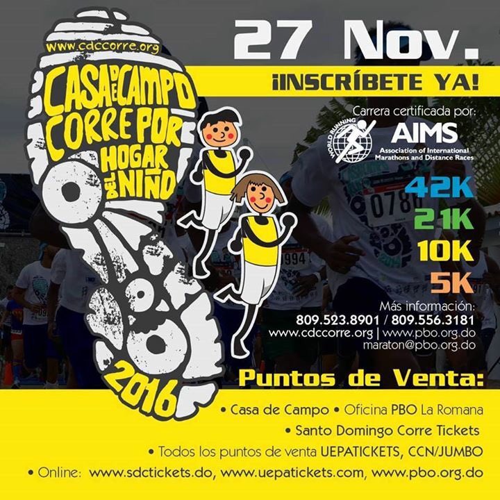 ¡Visita el punto de venta más cerca de ti y inscríbete! ¡Aún estás a tiempo!

#CDCcorreXHogarDelNiño #YoVOYyTU #soyPBO