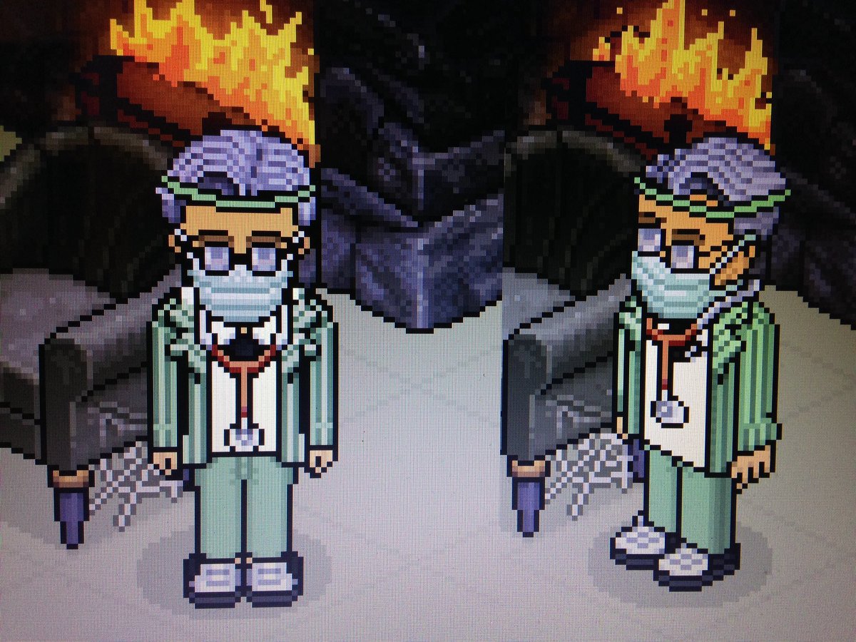 Arkano1232's tweet photo. @HabbStars @HabboFR - concours look - HÔPITAL - https://t.co/CsEgAonOZr