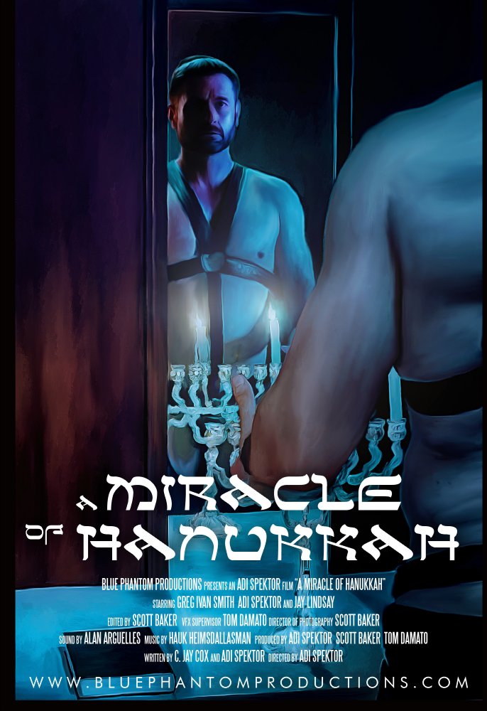 MIAMIsFF's tweet photo. #AMiracleofHanukkah: a man gets home early from a trip on the 1st day of Hanukkah to find a supernatural surprise. #MIAMIsFFselection #lgbtq https://t.co/6C9peZ28E5