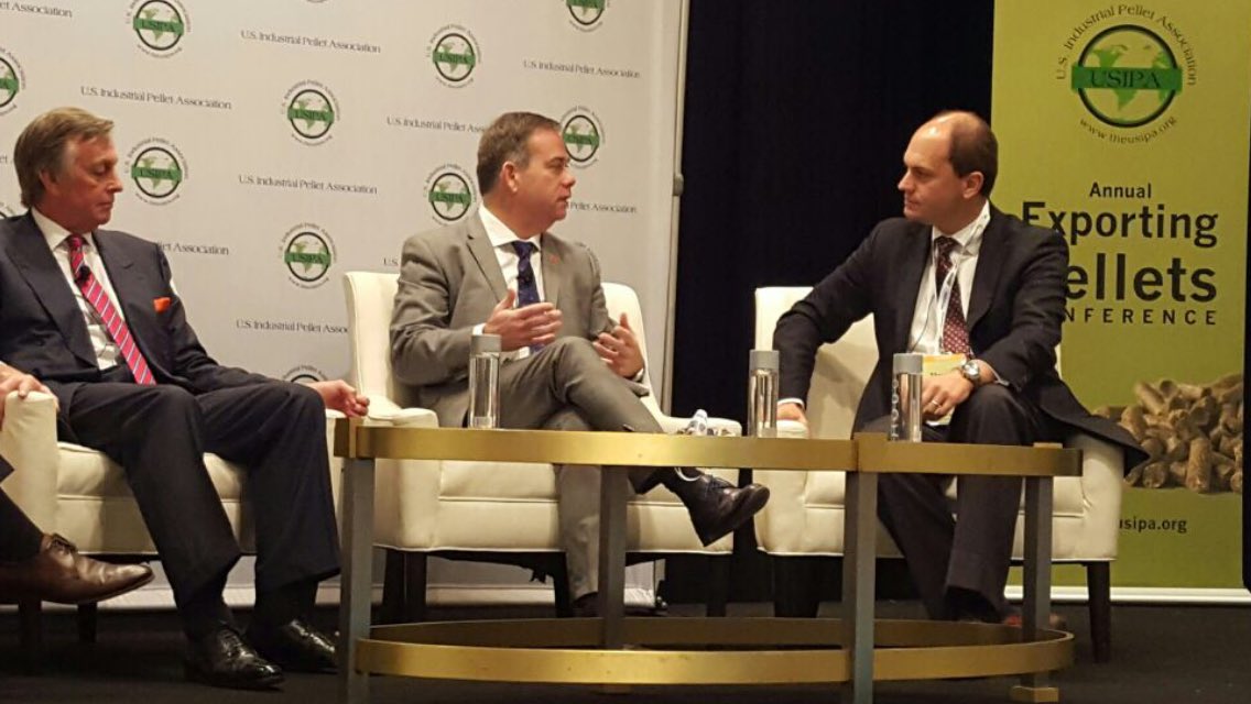 nadams's tweet photo. More #biomass discussions today & post #Brexit opportunities for the industry at @pellets4energy #USIPA2016 https://t.co/Qc2dw0aSiz