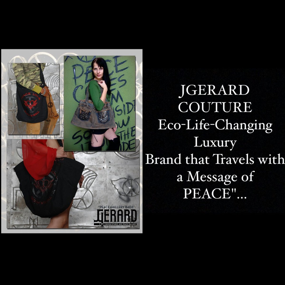 JGerardCouture's tweet photo. #JgerardCouture #PeaceGallery #SacredNews #Peace #Sexy #DesignThinking #amazing #ShopNow #MondayMemories #OOTD #Retweet #HumanWaterRights https://t.co/LmBp2Zl6Da