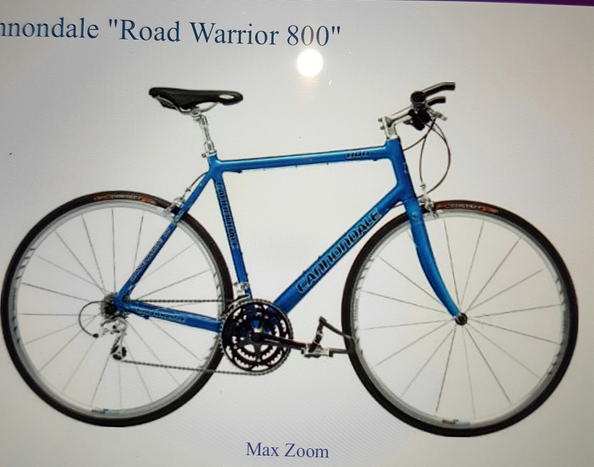 cannondale road warrior 800