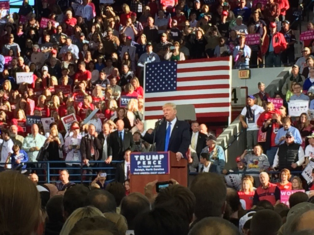 LIVE Stream: Donald Trump Rally in Raleigh, NC 11/7/16