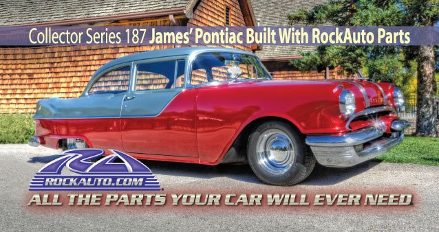 RockAuto_Parts's tweet photo. A new @RockAuto_Parts Collector Series Magnet – James' 1955 Pontiac Chieftain built with RockAuto Parts! #RockAutoMagnets #CollectorSeries https://t.co/u4EJAT5Zrc