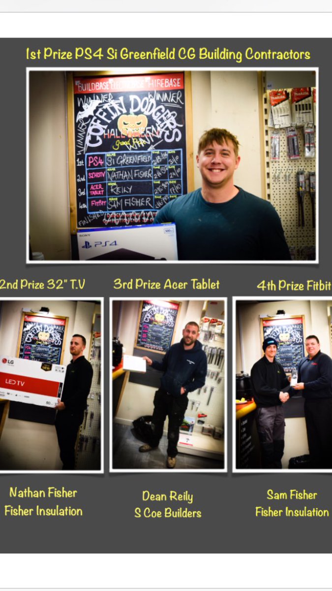 Wfieldbuildbase's tweet photo. And well done to Nathan of Fisher insulations, Dean Reily of S.Coe builders and Sam of fisher insulations #topdodgers #mbbb https://t.co/Hr8ogFtbMx