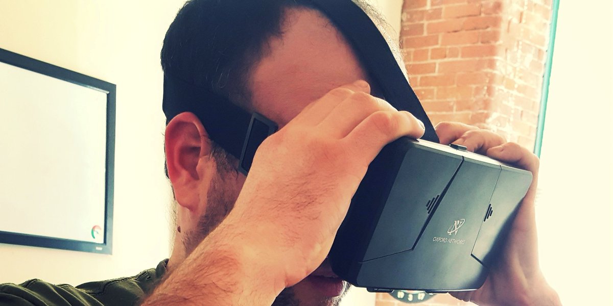 PatraCompany's tweet photo. #VR distractions are so much easier on #Mondays @oxfordnetworks1 https://t.co/uTFpYVqLRn