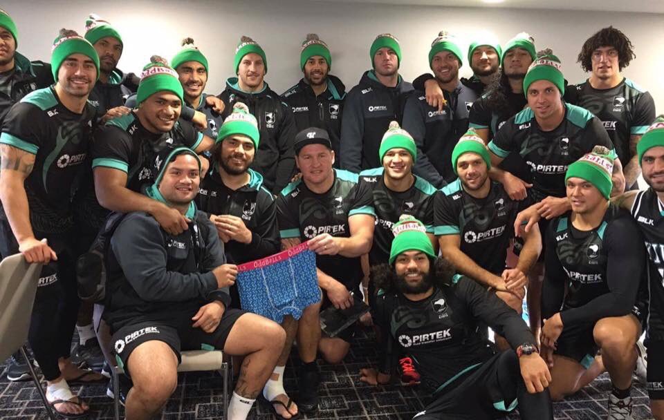 myoddballs's tweet image. Great to have some of the New Zealand Rugby League lads in Oddballs and obbles! #4nations