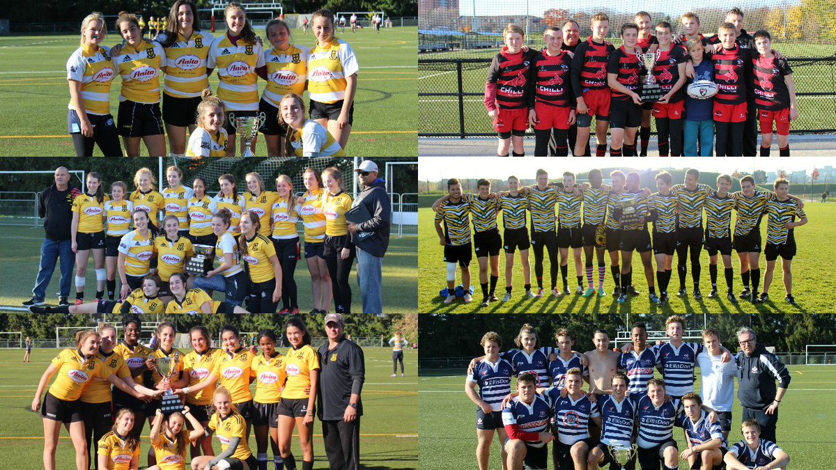 RugbyOntario's tweet image. Your Rugby Ontario 2016 Junior #Club7s Champs:

Girls - U14 Cru, U16 Cru, U18 Cru
Boys - U14 Oshawa Vikings, U16 Cru, U18 TO Nomads