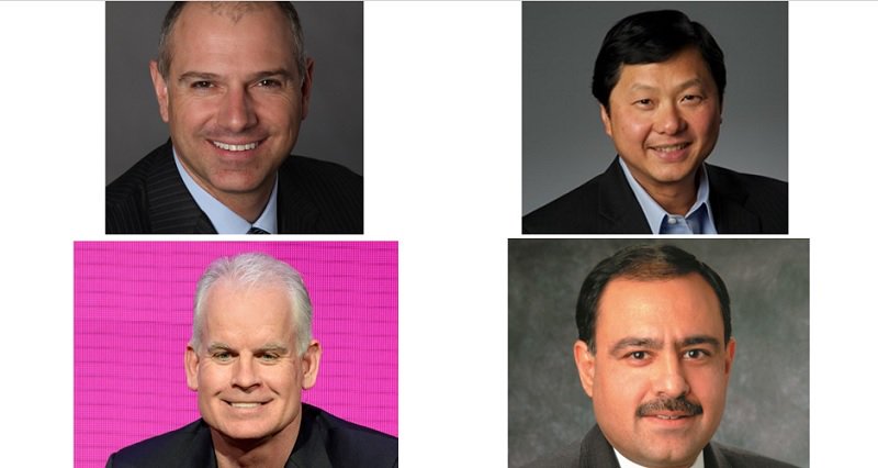 Meet the CTOs in wireless | $T Andre Fuetsch $S John Saw $VZ Roger Gurnani and $TMUS <a href="/NevilleRay/">Neville Ray</a> go.shr.lc/2eFGRlu