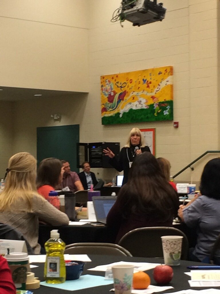PESBulldogsIN's tweet photo. PES teachers getting valuable PD with #joyofclass. #socsowen Learning fun ways to engage the brain. https://t.co/dQPFnRFBaV