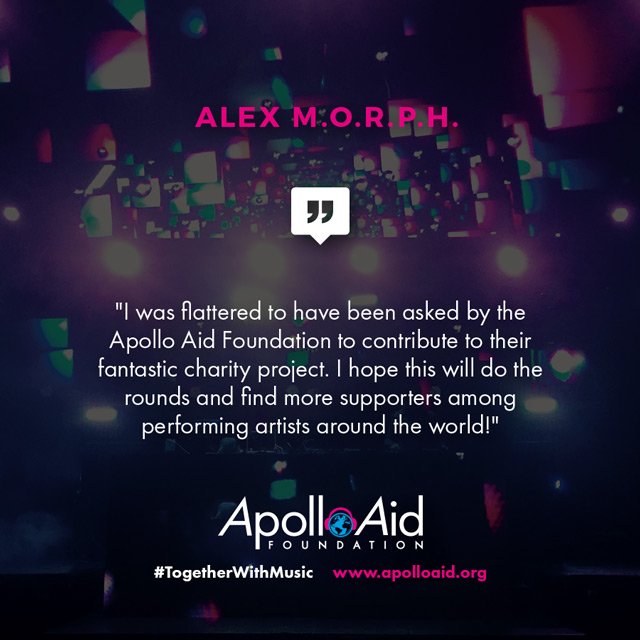 TheApolloAid's tweet image. Congratulations @alexmorph to the 'Not All Superheroes Wear Capes' album release! You're one of our AAF, that's safe to say!