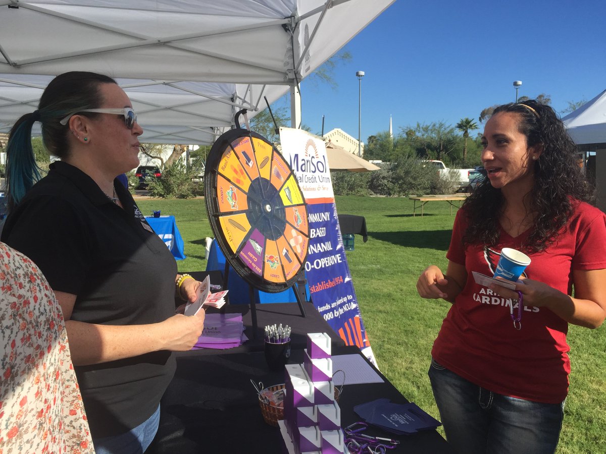 MariSol_FCU's tweet photo. Our MariSol team had a blast this past weekend at @LocalFirstAZ's #LFAFallFest! Thanks to everyone who came out and supported #MariSolFCU! https://t.co/NJ10psURr4