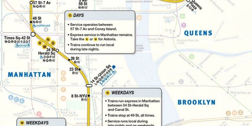 metronewyork's tweet image. The #WTrain is back! And with it comes a new subway map bit.ly/2eOFY82