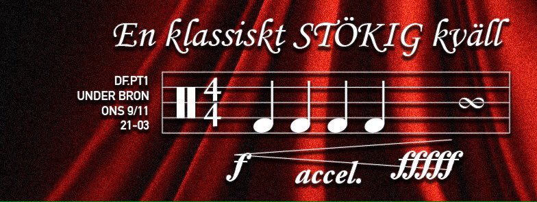 ➜ onsdag
➭ Sissel Wincent (live)
⇨ HAJ300
⇝ Lois
⇢ The Bird Who Fell to Earth (live)
facebook.com/events/1127532…