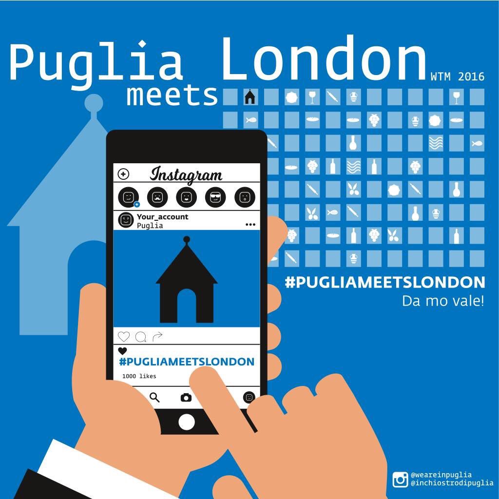From Puglia to London via Instagram. A real time stand at #WTMLDN with <a href="/viaggiarepuglia/">Viaggiareinpuglia.it</a>
