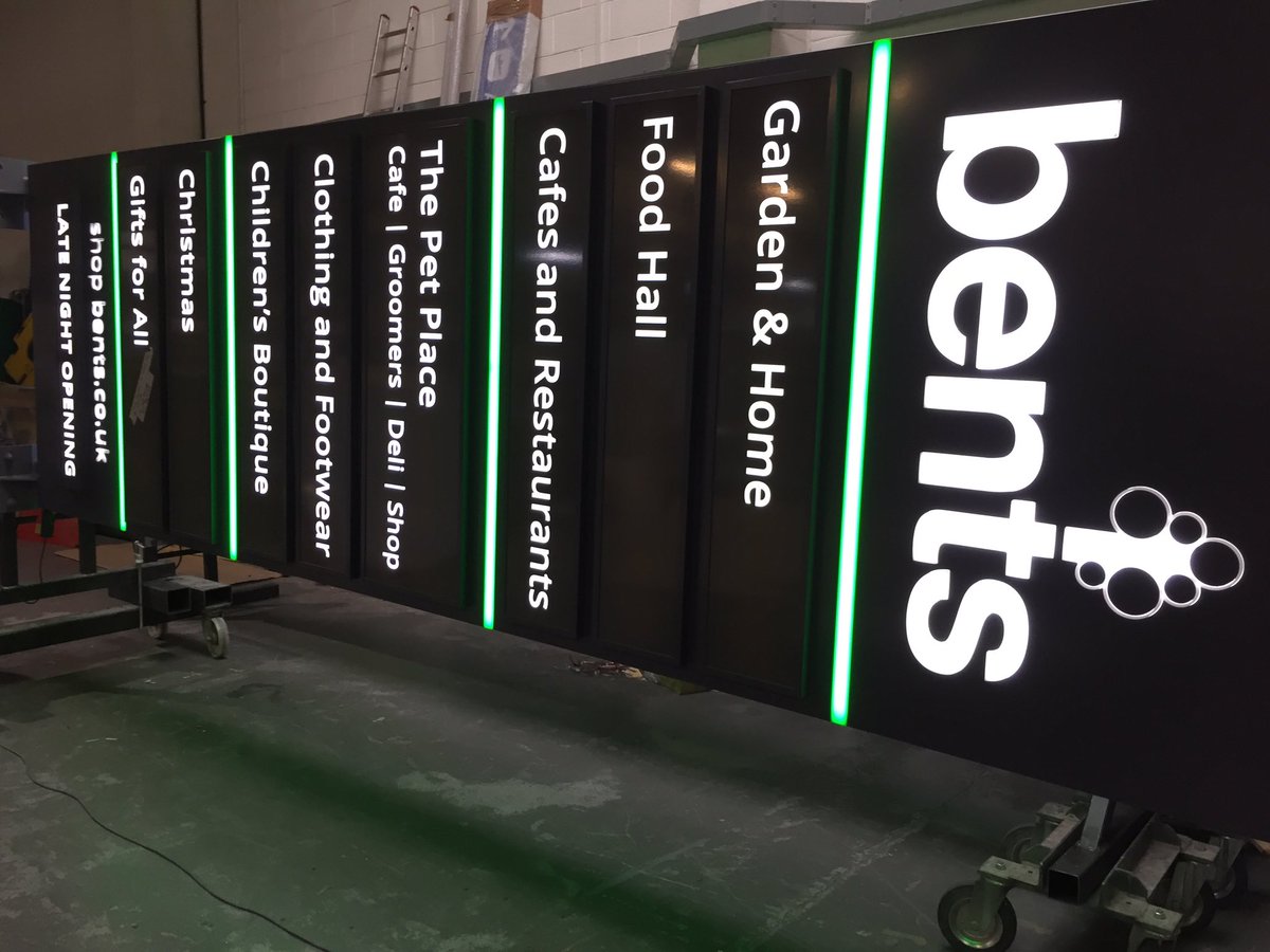 One of the new Totem Signs manufactured for <a href="/BentsGardenHome/">Bents Garden & Home</a> ready to go to #Cheshire