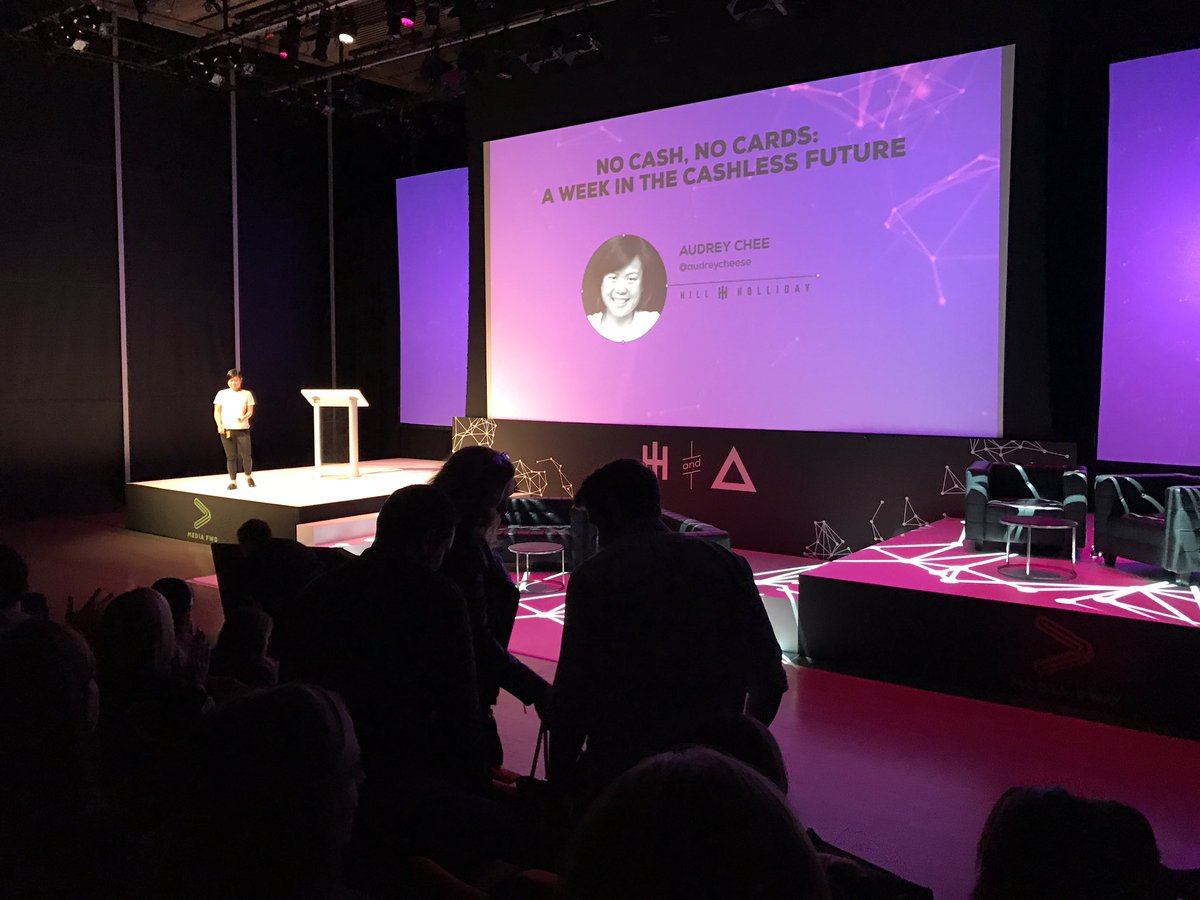 Cheeiny's tweet image. @audreycheese gave a great talk on our cashless future @hillholliday