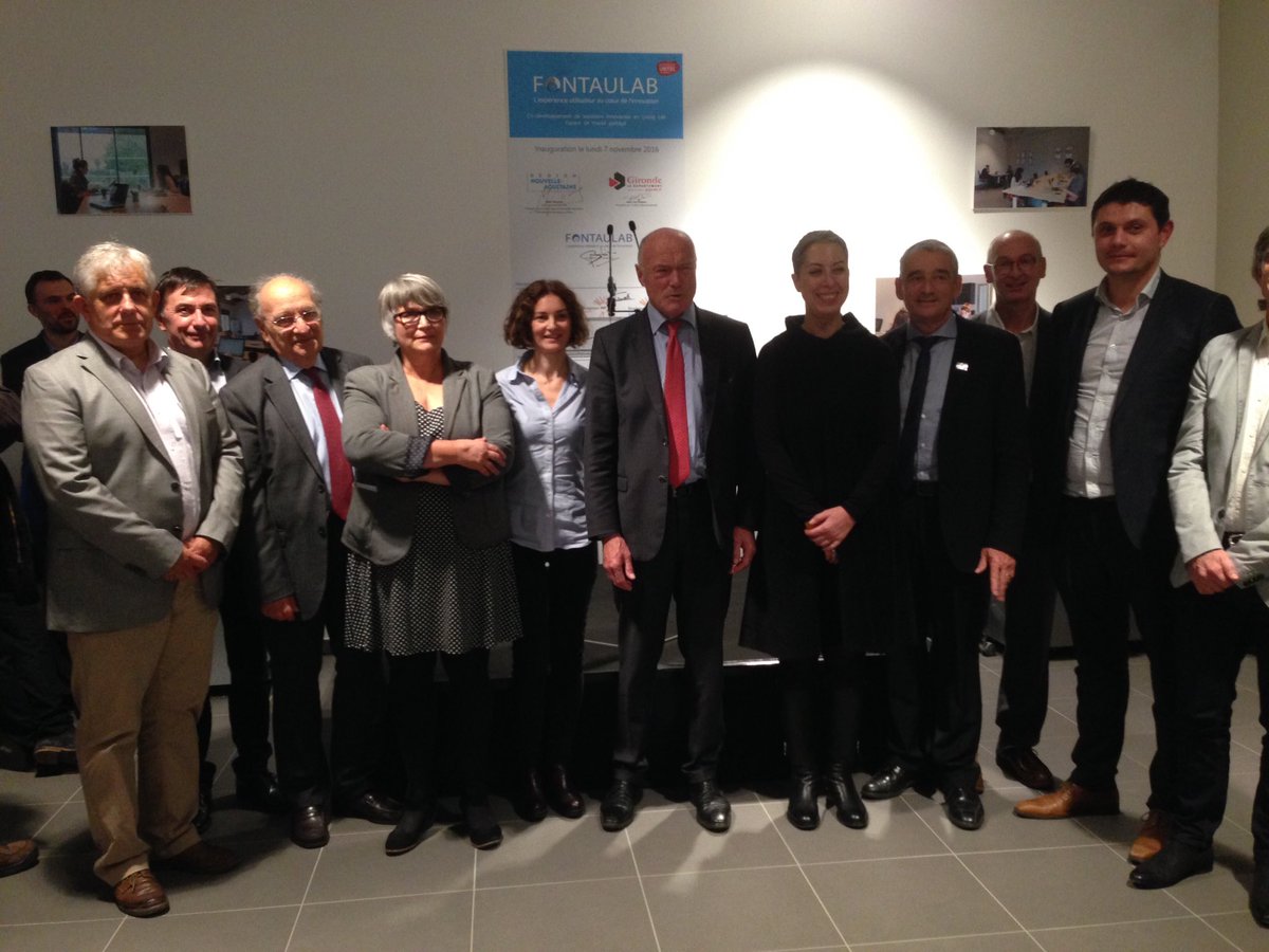 old_UNITEC's tweet photo. Inauguration @FontauLab https://t.co/tGrBJmfEhG