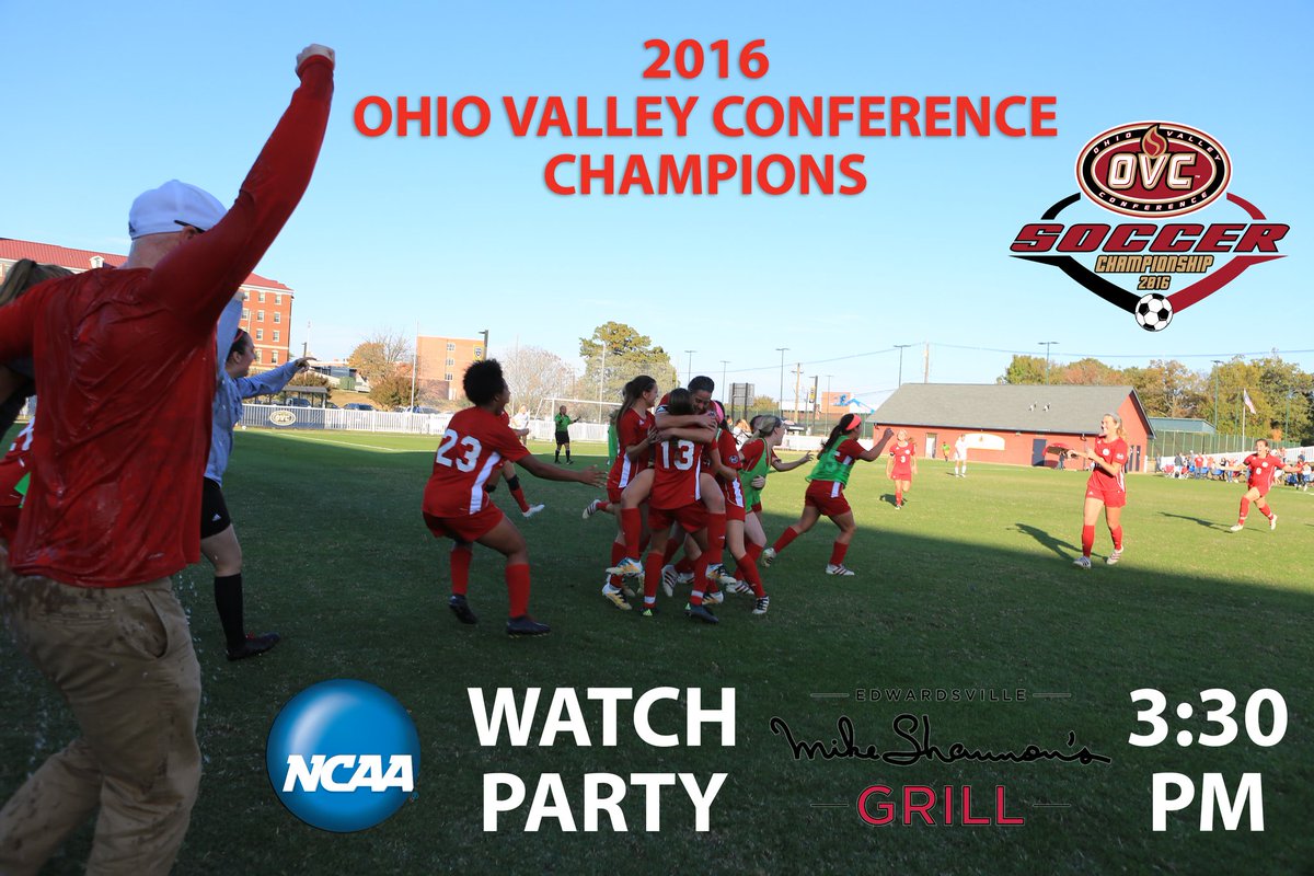 No, it wasn't a dream
<a href="/SIUEWSoccer/">SIUE Women's Soccer</a> are OVC Champs!
See where they are headed in the NCAA Tourney today <a href="/ShannonsGrill/">Mike Shannon's Grill</a> Edwardsville @ 3:30 PM