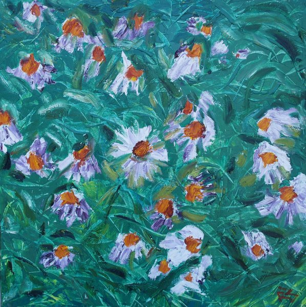 FondrenArtG's tweet photo. Daisy Field
oil on canvas, 24" x 24" 

https://t.co/9qZzzpreFf https://t.co/d1DG5ReV2X