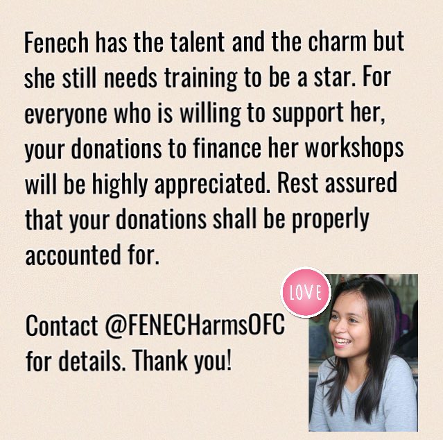 _FENECHtrends's tweet photo. Sa mga willing po, please contact @FENECHarmsOFC :) https://t.co/ipIyBP6Y76
