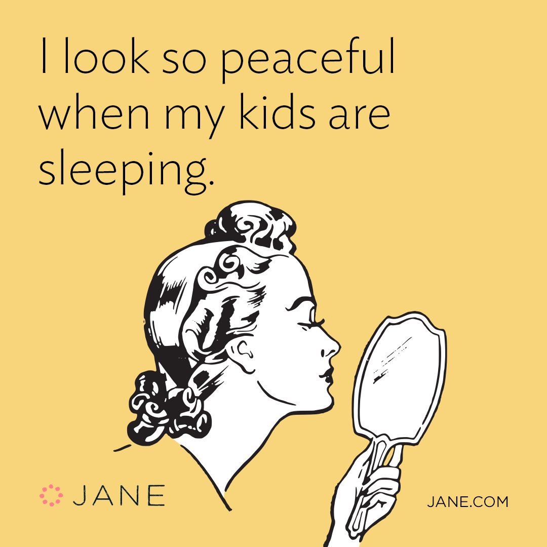 janedeals's tweet photo. If only I could figure out how to keep them asleep - I would always look this good π #momlife #sleep #someecard https://t.co/fnWu8t0bX9