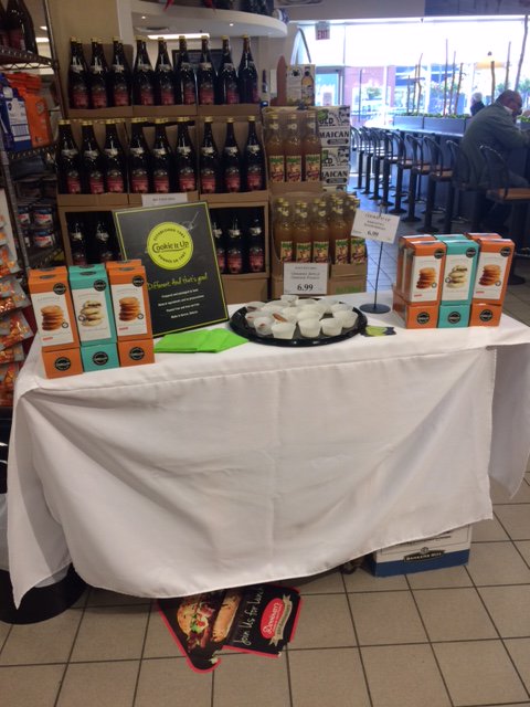 Thank u <a href="/Denningers/">Foods of the World</a> for hosting us at your Upper James store this past weekend! Thrilled to be at your Burlington store this Saturday!