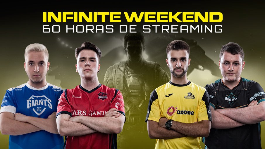 LVPesCoD's tweet photo. Ya podéis ver los mejores momentos del reto #InfiniteWeekend en los vídeos de nuestro canal de Youtube
>>https://t.co/gg4uZSK1I2 https://t.co/llq5klU8Lh